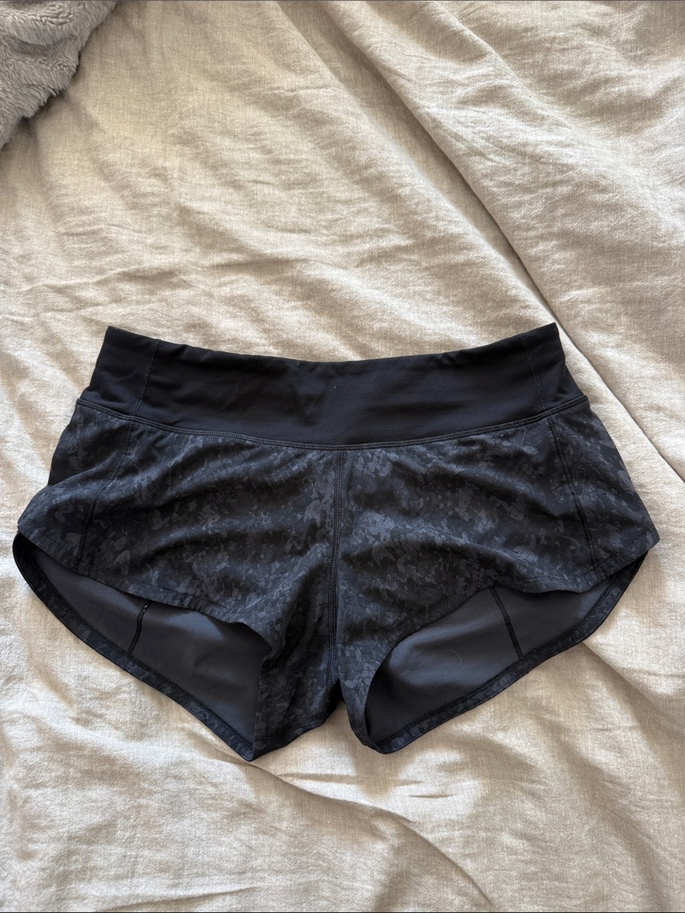 Speed Up Low-Rise Lined Short 2.5"  Black